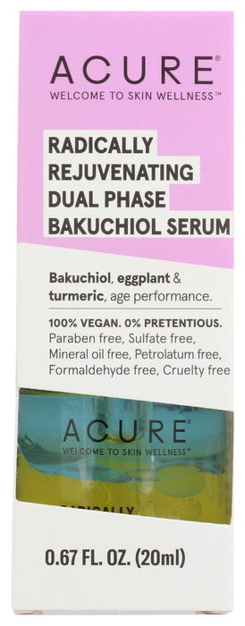 ACURE: Radically Rejuvenating Dual Phase Bakuchiol Serum, 0.67 fo