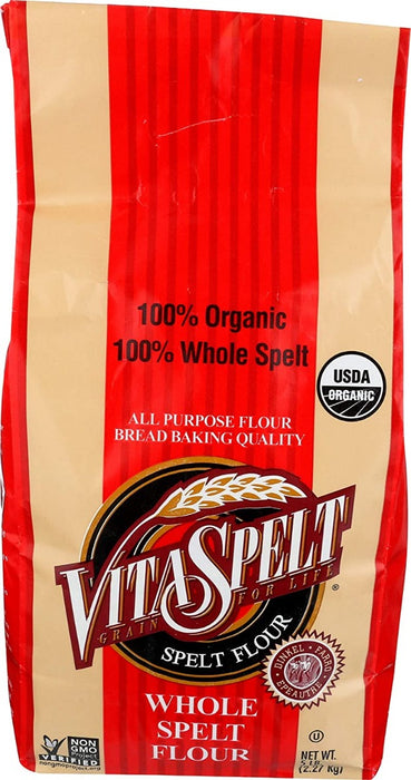VITA SPELT: Organic Whole Spelt Flour, 5 lb