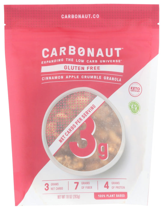 CARBONAUT: Crumble Granola Cinnamon Apple, 10 OZ