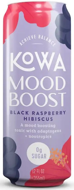 KOWA: Mood Boost Black Raspberry Hibiscus, 12 fo