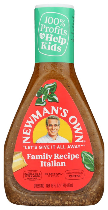 NEWMANS OWN: Family Recipe Italian Dressing, 16 oz