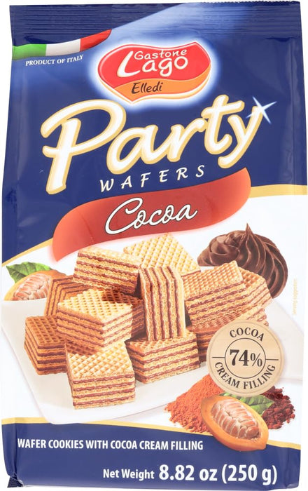 GASTONE LAGO: Cacao Wafers Party Bag, 8.82 oz