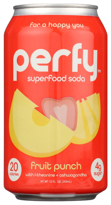 PERFY: Fruit Punch Soda, 12 fo