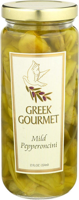 GREEK GOURMET: Mild Pepperoncini, 12 oz
