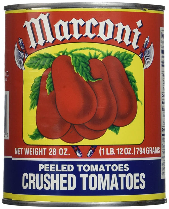 MARCONI: Tomato Crushed Plum, 28 OZ
