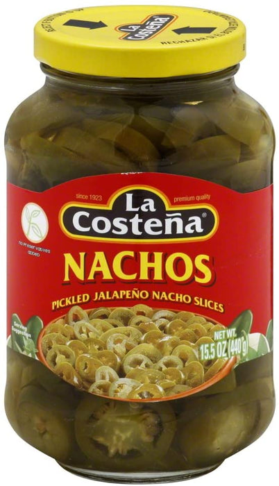 LA COSTENA: Pickled Jalapeno Nacho Slices, 15.5 oz