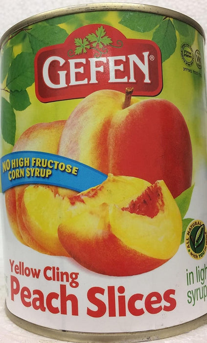 GEFEN: Yellow Cling Peach Slices, 28 oz