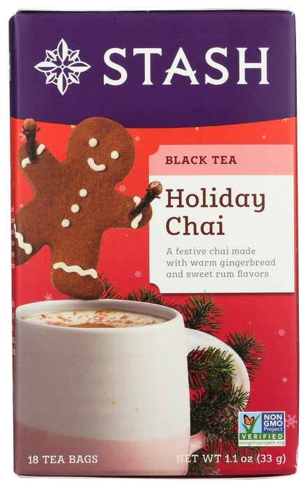 STASH TEA: Tea Hlday Chai, 18 bg
