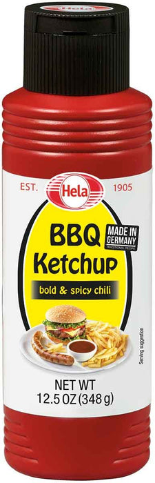 HELA: Bold & Spicy Chili BBQ Ketchup, 12 oz