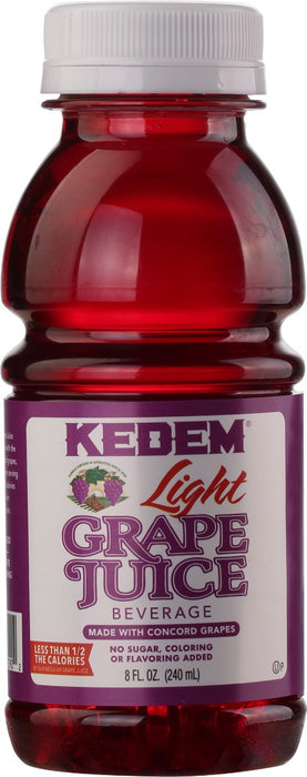 KEDEM: Juice Light Concord Grape, 8 FO