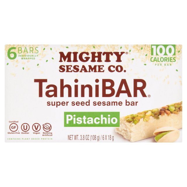 MIGHTY SESAME CO: Pistachio TahiniBar, 3.8 oz