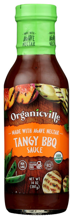 ORGANICVILLE: Sauce Bbq Tangy, 14 oz