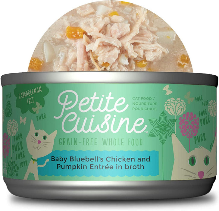 PETITE CUISINE: Baby Bluebell’s Chicken & Pumpkin Cat Food, 2.8 oz