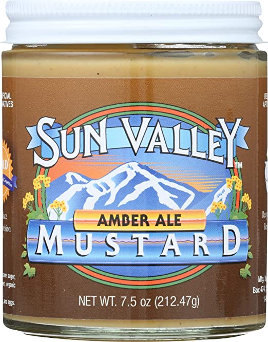 SUN VALLEY MUSTARD: Amber Ale Mustard, 7.5 oz