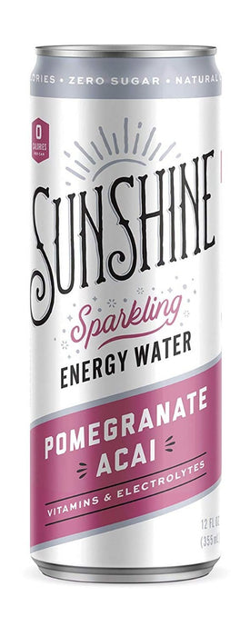 SUNSHINE: Pomegranate Acai Energy Water, 12 fo