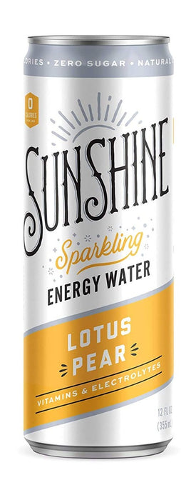 SUNSHINE: Lotus Pear Energy Water, 12 FO