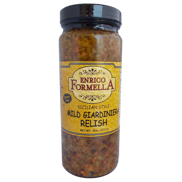 ENRICO FORMELLA: Relish Mild Giardiniera, 16 OZ