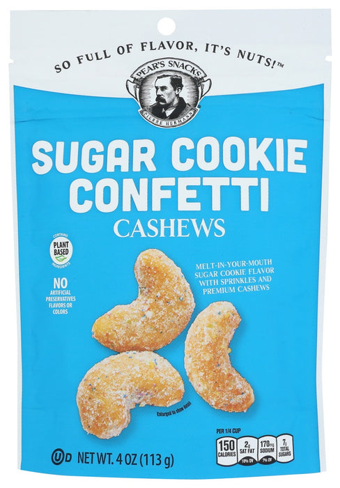 PEARS SNACKS: Cashew Sugar Cookie Confetti, 4 OZ