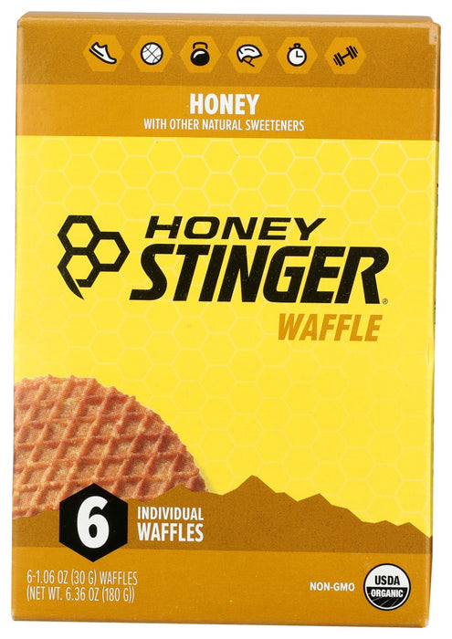 HONEY STINGER: Waffle Honey 6Pc, 6.36 oz