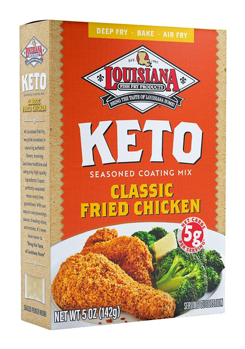 LOUISIANA FISH FRY: Classic Mix Fried Chicken Keto Seasoning, 5 OZ