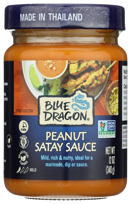 BLUE DRAGON: Peanut Satay Sauce, 12 fo
