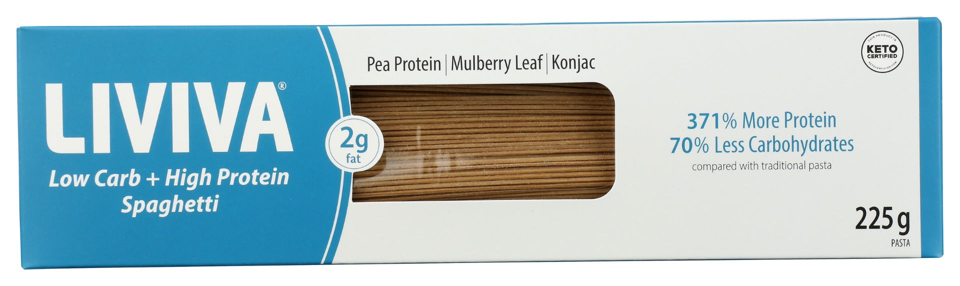 LIVIVA: Low Carb Keto Spaghetti Pasta, 7.05 oz