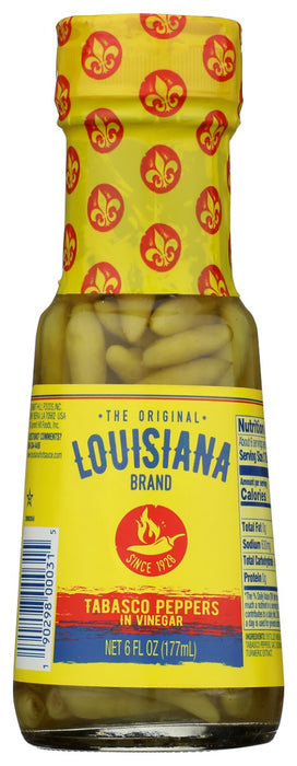 LOUISIANA BRAND: Tabasco Peppers In Vinegar, 6 oz