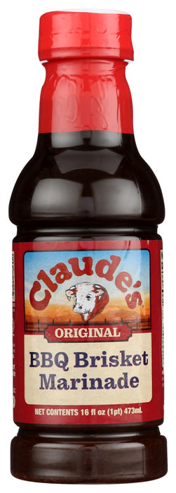 CLAUDES: BBQ Brisket Marinade Original, 16 oz