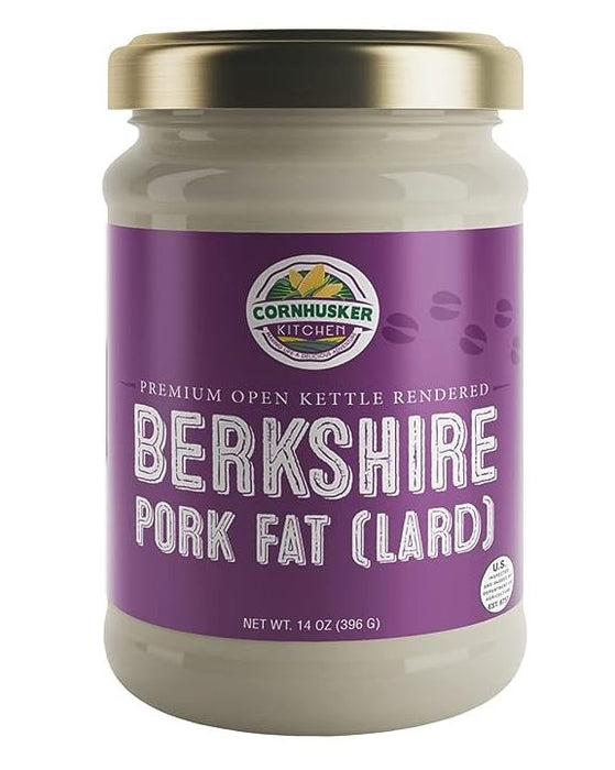 CORNHUSKER KITCHEN: Berkshire Premium Pork Lard, 14 oz