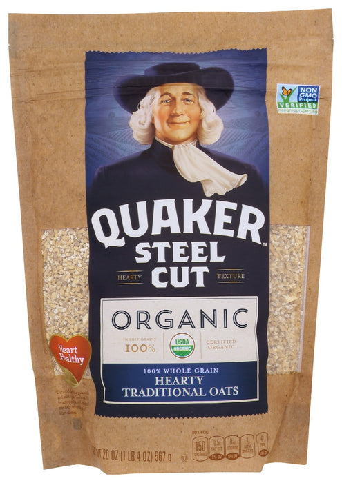QUAKER: Oats Steel Cut Org, 20 oz