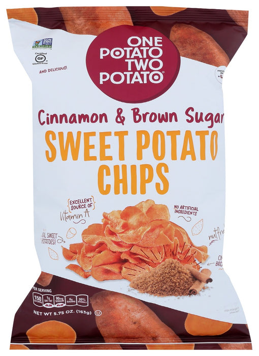 ONE POTATO TWO POTATO: Chip Swt Ptato Cin Br Sug, 5.75 oz
