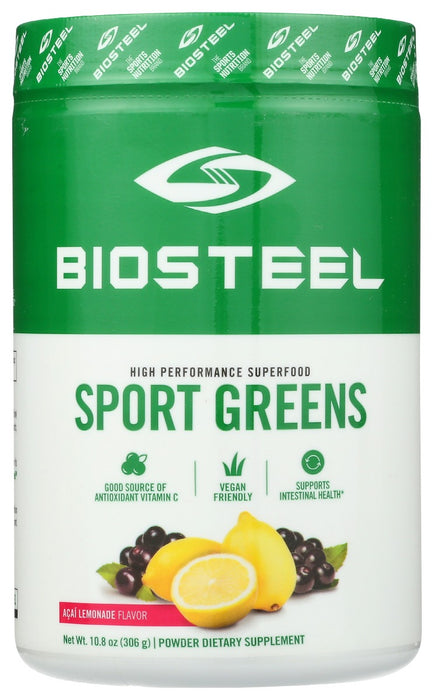 BIOSTEEL: Sport Greens Acai Lemonad, 10.8 oz