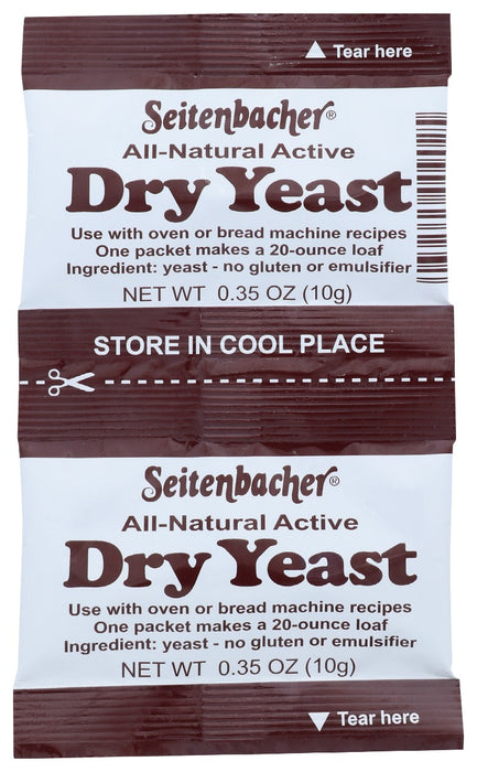 SEITENBACHER: Yeast Dry Active, 0.7 oz