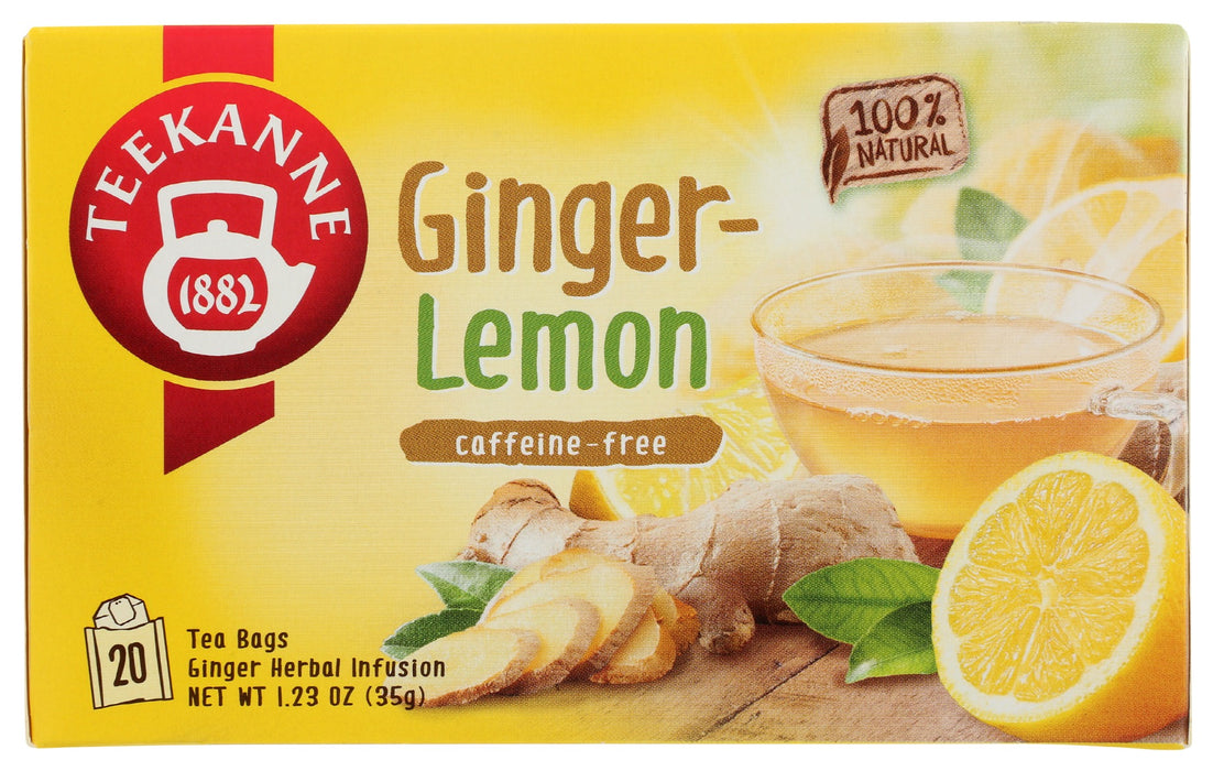 TEEKANNE: Tea Ginger Lemon, 20 bg