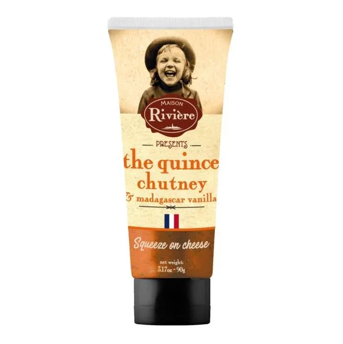 MAISON RIVIERE: Quince and Madagascar Vanilla Chutney, 3.17 oz