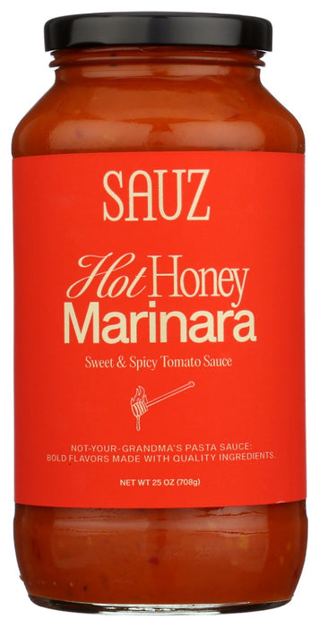 SAUZ: Hot Honey Marinara Sauce, 25 oz