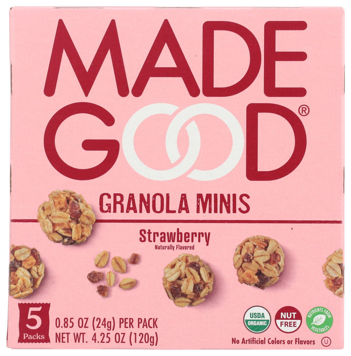 MADEGOOD: Strawberry Granola Minis, 4.25 oz