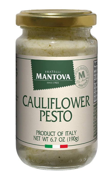 MANTOVA: Cauliflower Pesto, 6.5 oz
