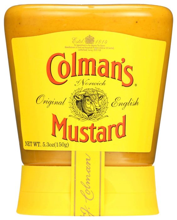 COLMANS: Squeezy Mustard, 5.3 oz