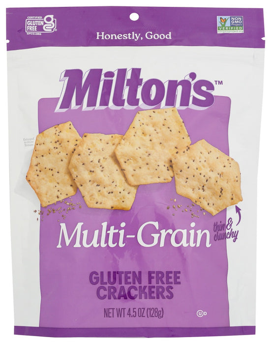 MILTONS: Multi Grain Gluten Free Crackers, 4.5 oz