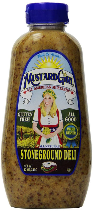 MUSTARD GIRL: Stoneground Deli Mustard, 12 oz