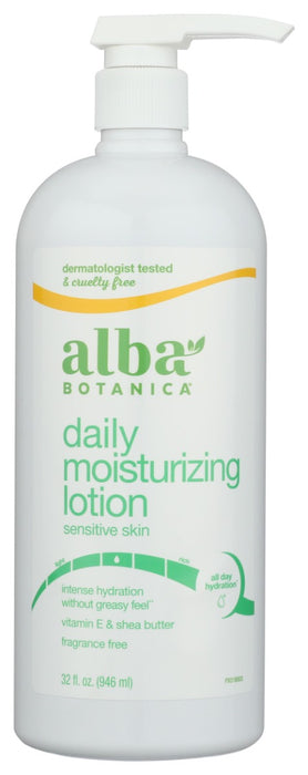ALBA BOTANICA: Very Emollient Body Lotion Unscented Original, 32 oz