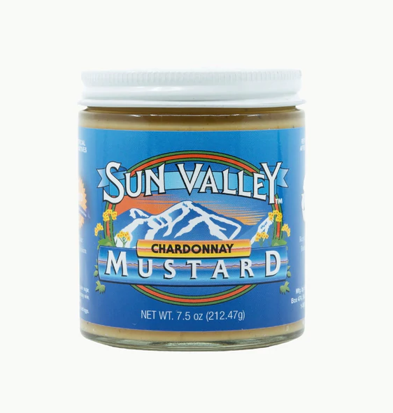 SUN VALLEY MUSTARD: Chardonnay Mustard, 7.5 oz