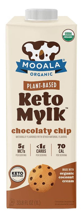 MOOALA: Organic Keto Mylk Chocolaty Chip, 33.8 fo
