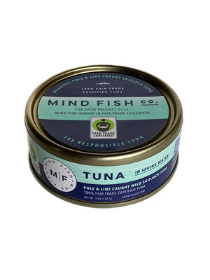 MIND FISH: Skipjack Tuna In Spring Water, 5 oz