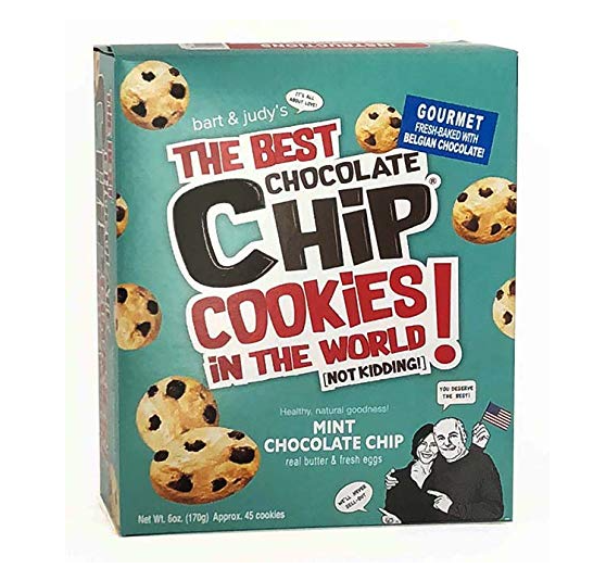 THE BEST CHOC CHIP COOKIE: Mint Chocolate Chip Cookie, 6 oz