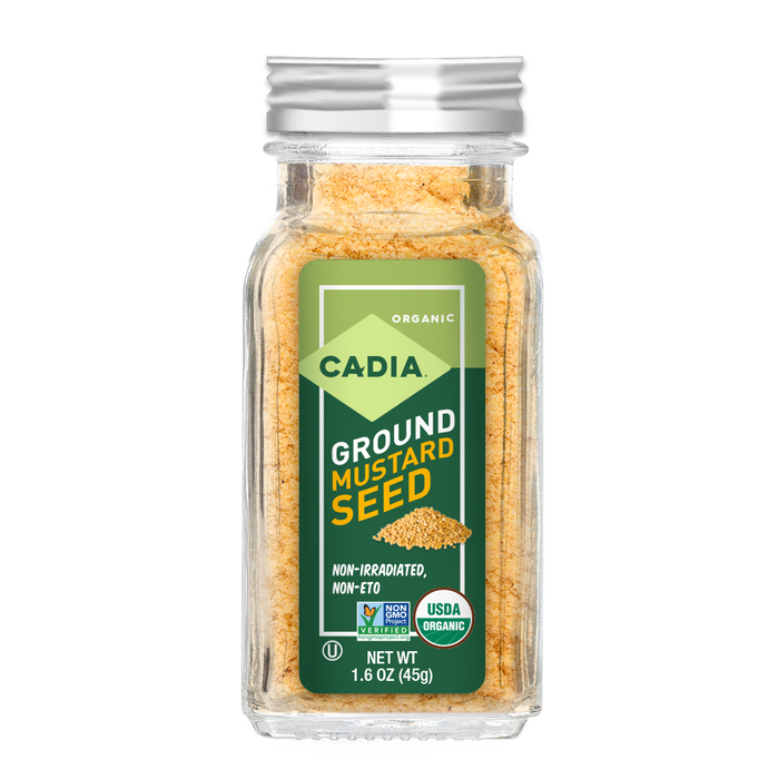 CADIA: Organic Ground Mustard Seed, 1.6 oz