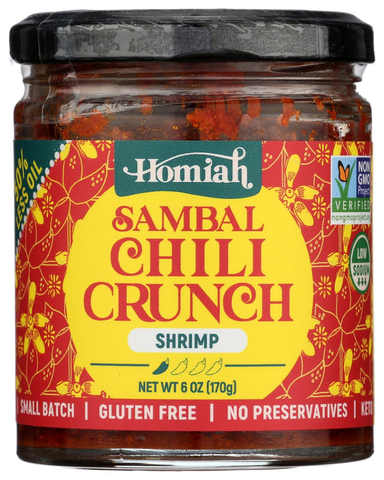 HOMIAH: Sambal Chili Crunch Shrimp, 6 oz