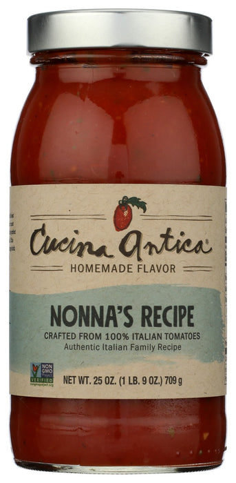 CUCINA ANTICA: Nonnas Recipe Pasta Sauce, 25 oz