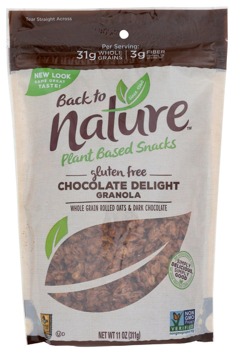 BACK TO NATURE: Chocolate Delight Granola, 11 oz